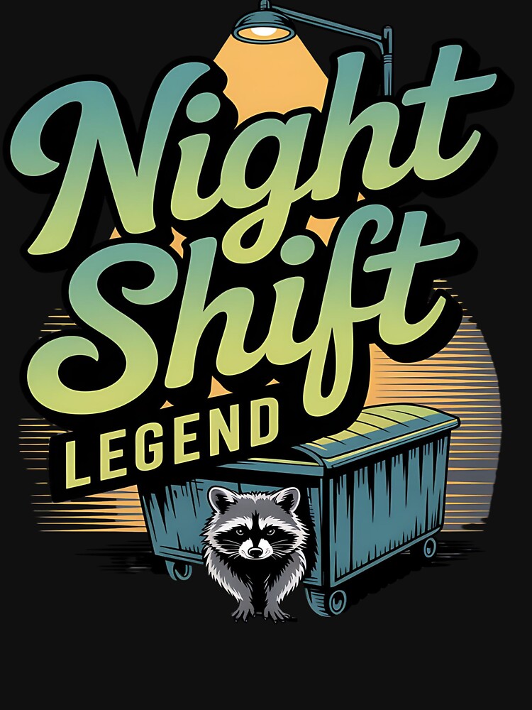 Night shift legend - simply raccoon - Got raccoon - Funky raccoon - Do it with raccoons - Raccoon for all - Inspired by raccoon - Easy raccoon by JansenGS