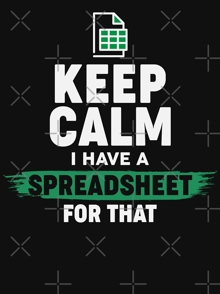 Accountant Funny Excel Spreadsheets Lover Keep Calm by tmerchtrends