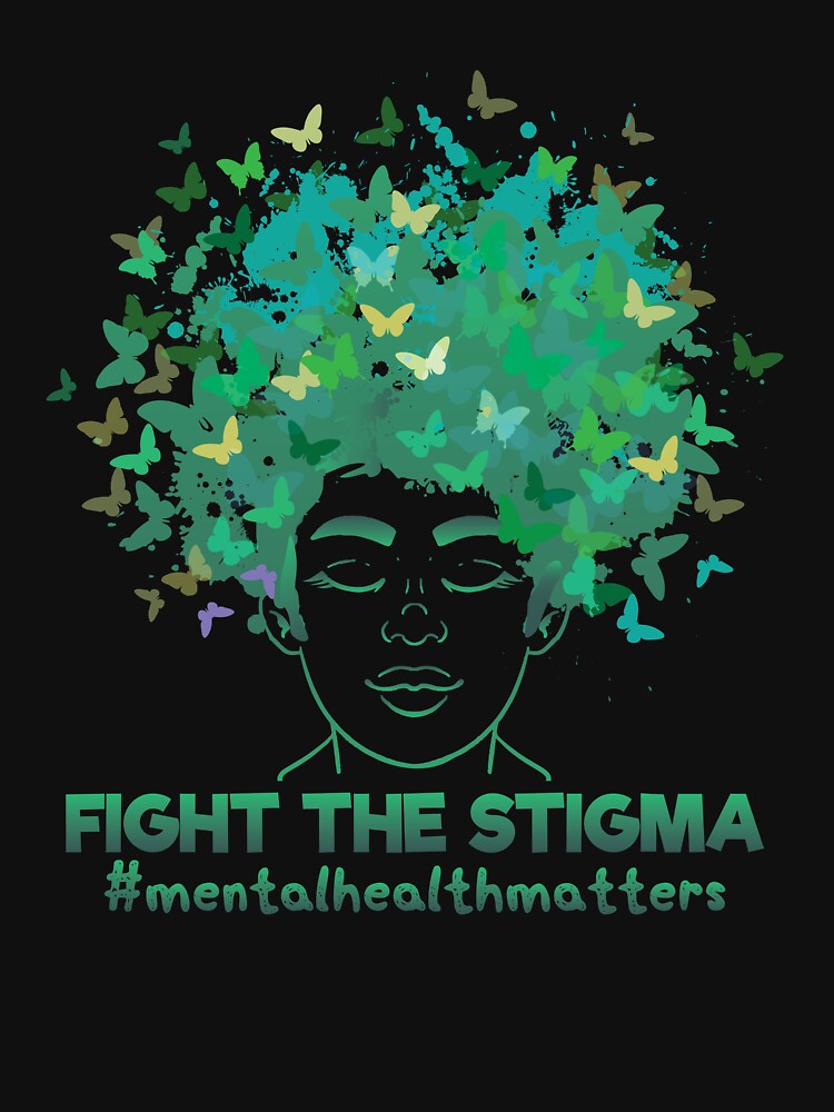 Fight The Stigma #MentalHealth Mental Health Awareness Gear by DynamicDesign