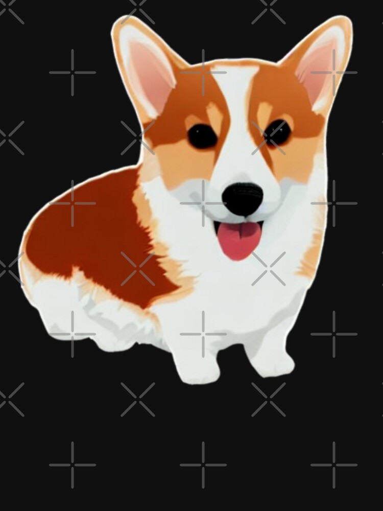 Cute corgi dog doodle by EnzoVectorism
