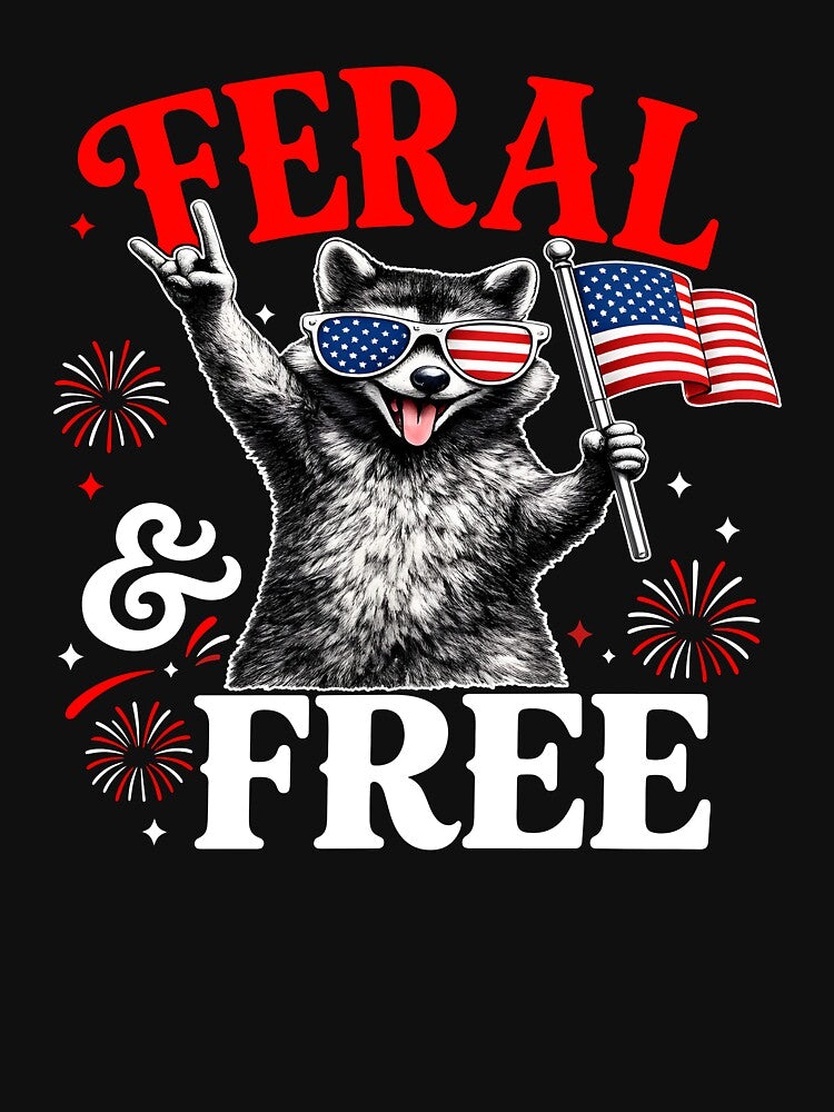 Feral And Free Raccoon by caruku666