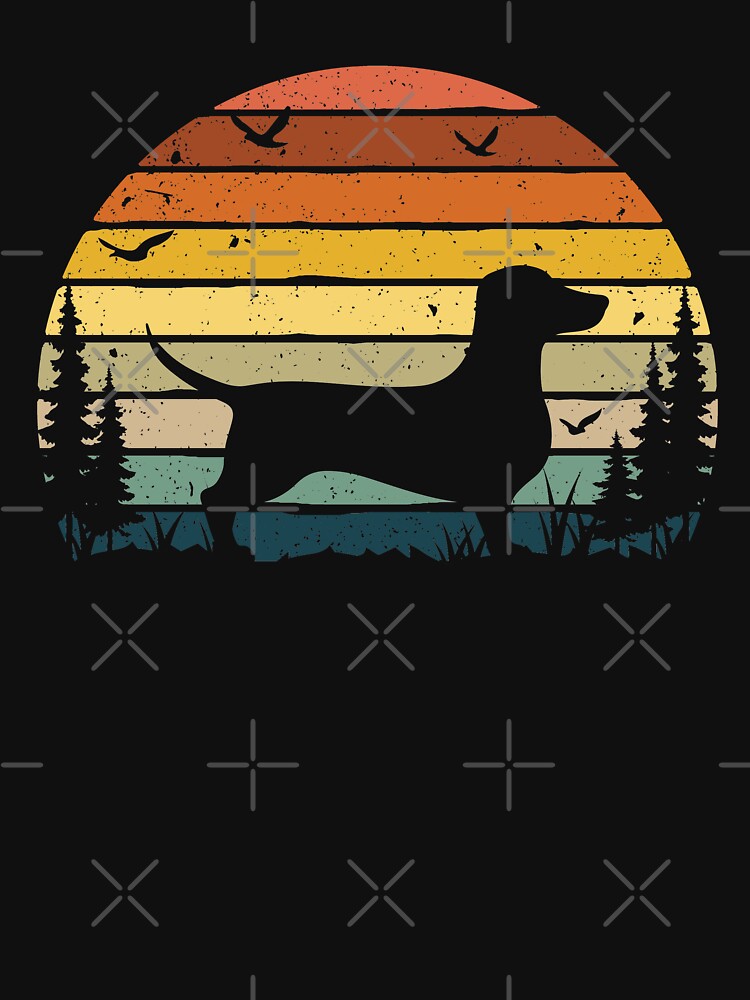 Dachshund Dog Retro Vintage by rafaeltto