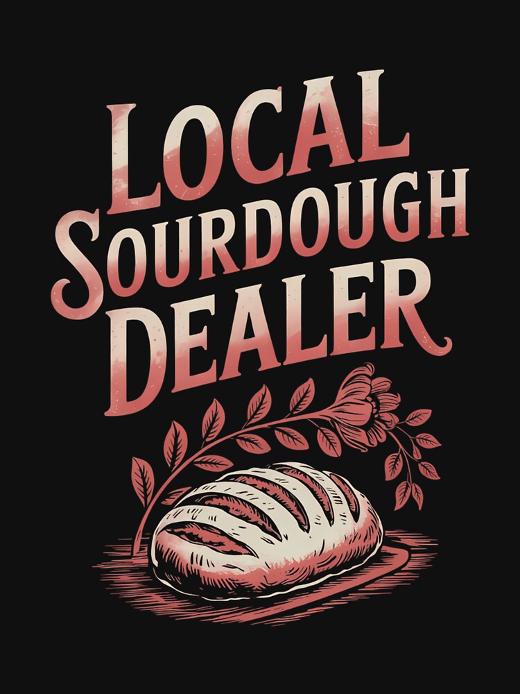 Support Sourdough Funny Bread Baker by LunaCrazeArt