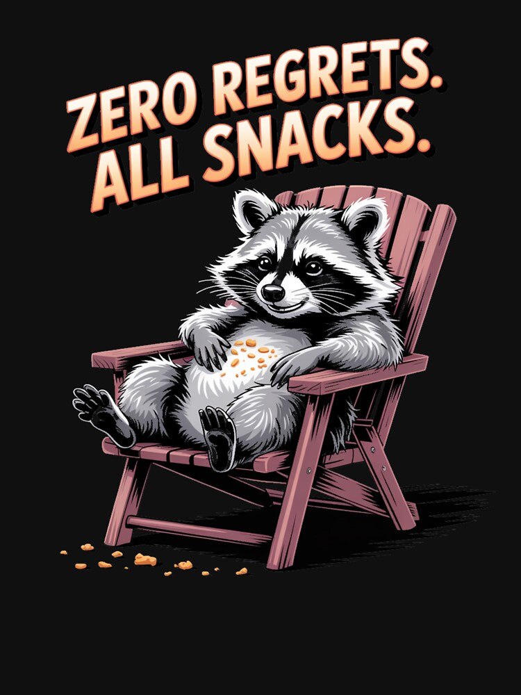Zero regrets all snacks - simply raccoon - Got raccoon - Funky raccoon - Do it with raccoons - Raccoon for all - Inspired by raccoon - Easy raccoon by JansenGS