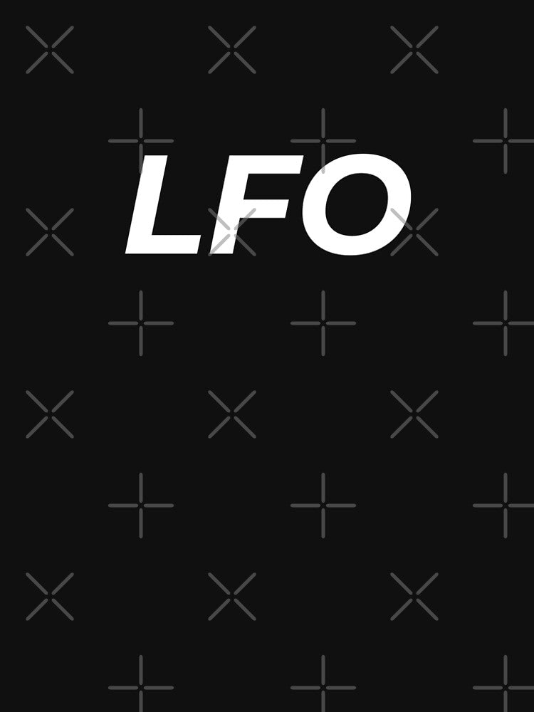 LFO Old School Underground 90s Techno Music (White) by MusicMerchLab