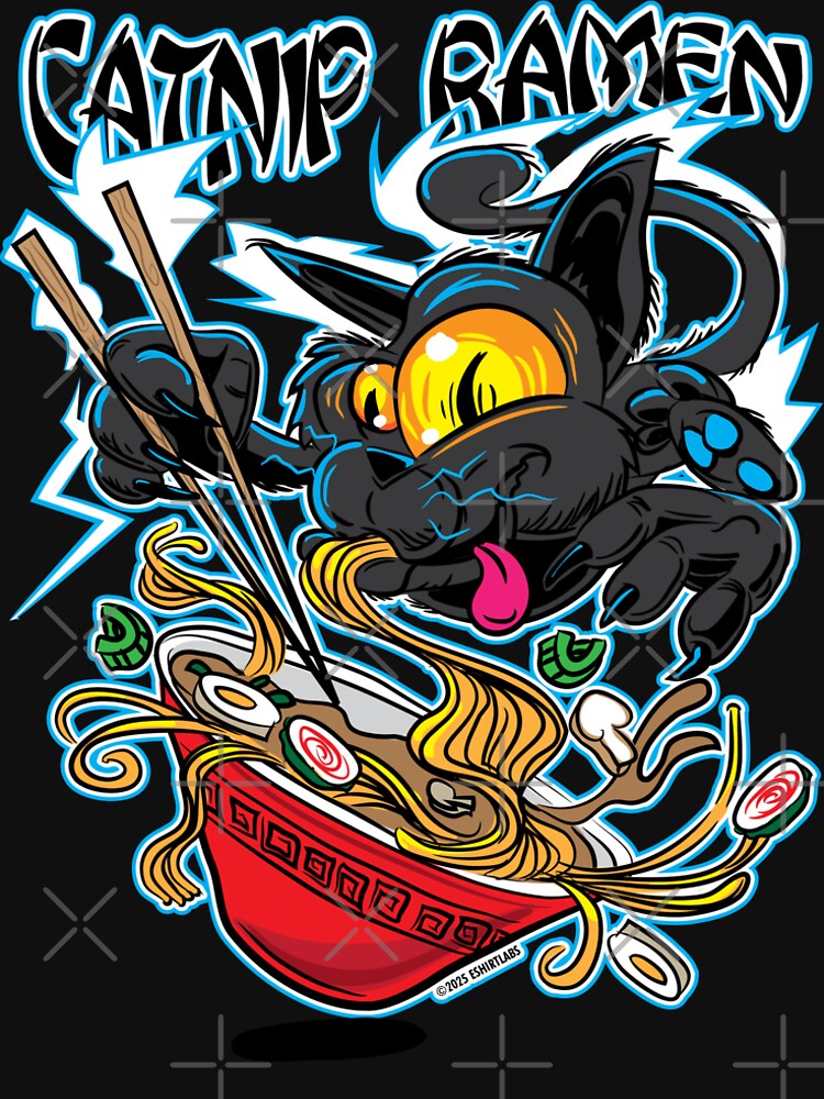 Catnip Ramen Cat by eShirtLabs