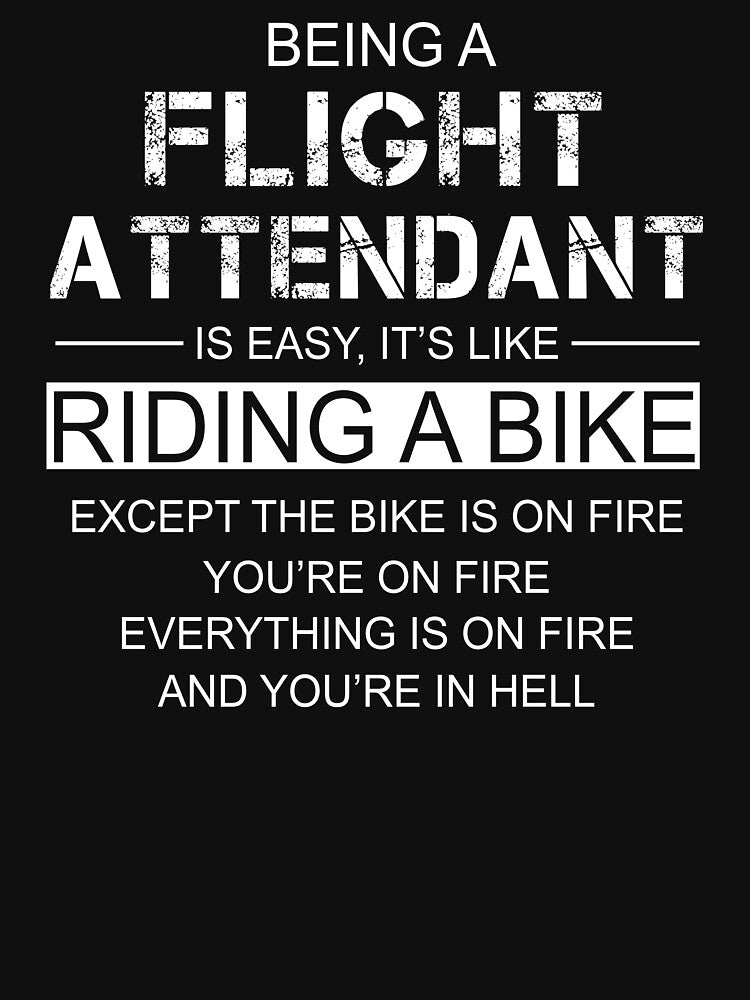 Being A Flight Attendant Is Easy Like Riding A Bike by berryferro