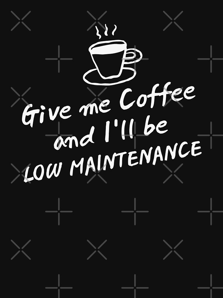 Coffee Lover Diva Give me Coffee Funny quote by Neeshki