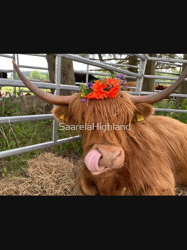 Scottish Highland Cattle Cow 4485 by SaarelaHighland