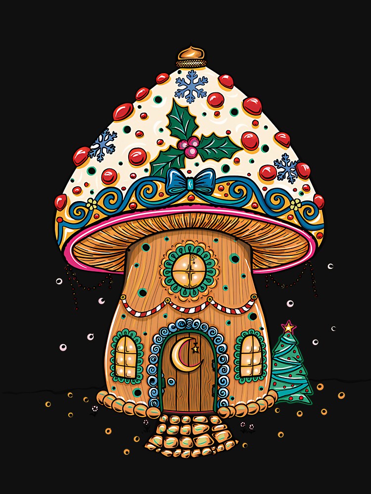 Fairy Mushroom Cottage House Holiday by xuannghuyen