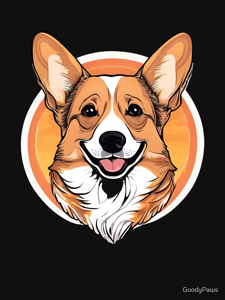 Sunset Silhouette of a Welsh Corgi Pembroke by GoodyPaws