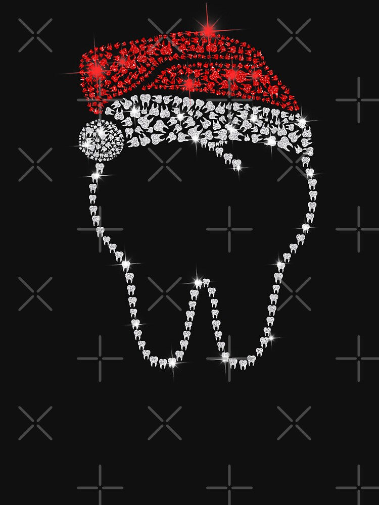 Toothmas Santa Hat Tooth Dental Hygiene Dentist Christmas by NevaehRey