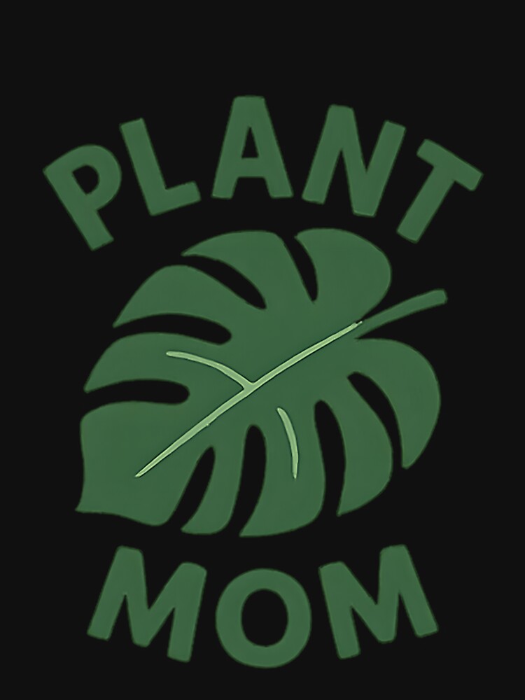 Plant Mom Monstera Leaf Sticker Minimalist Houseplant Design by tcxvlzrifmq76