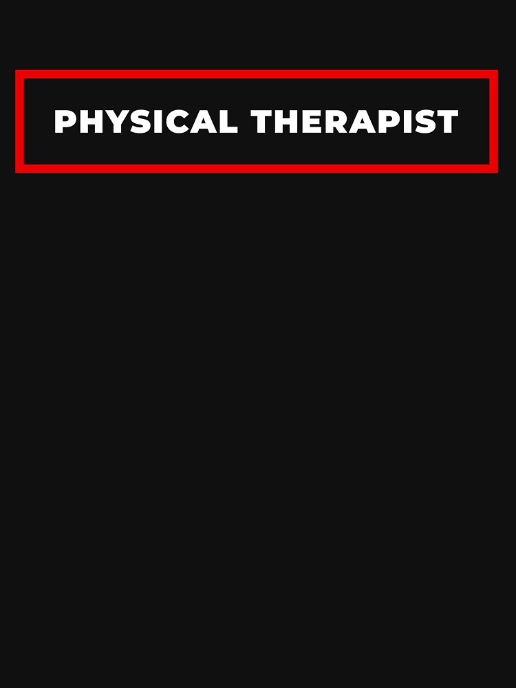 Physical Therapist red frame by SVPOD