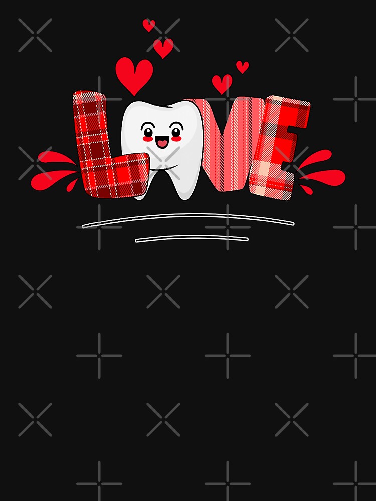 Love Teeth Dentist Funny Dental Assistant Gifts by NevaehRey