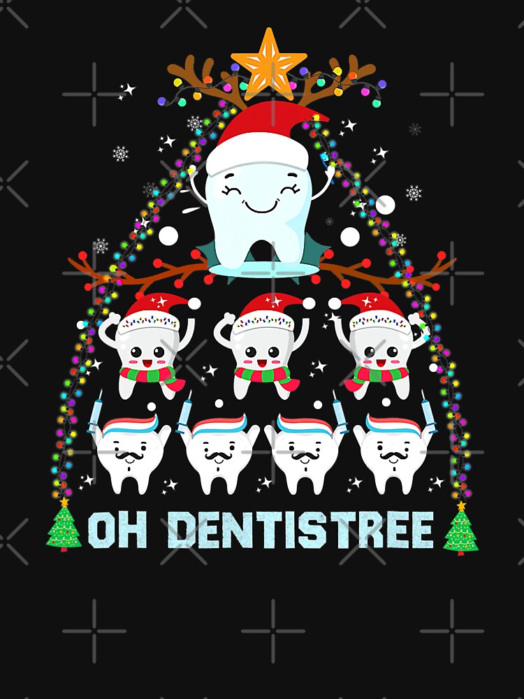 Oh Dentistree Funny Christmas Dentist Dental Assistant by NevaehRey