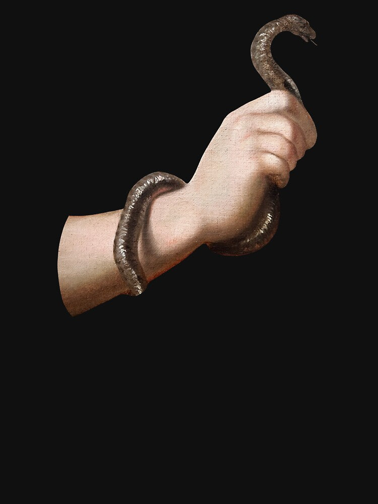 Renaissance hand with snake by elinaarbidane