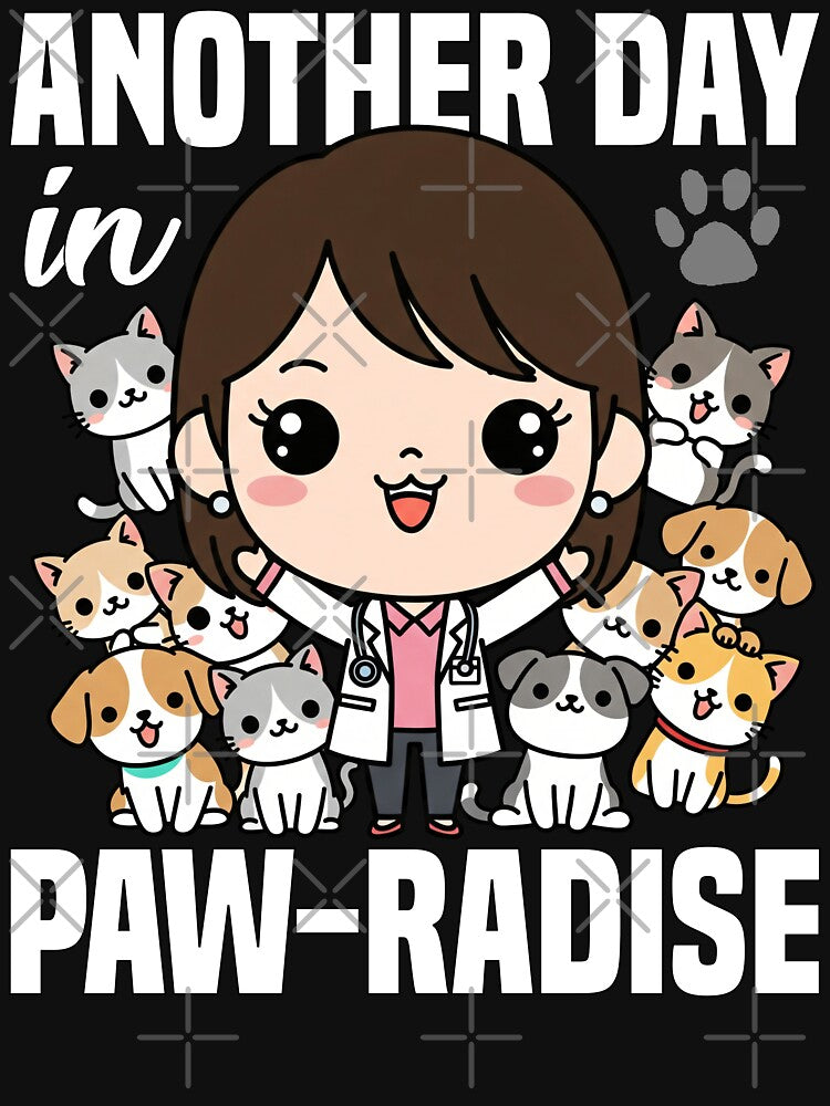 ANOTHER DAY IN PAW-RADISE - VET GIFT by KEF Custom