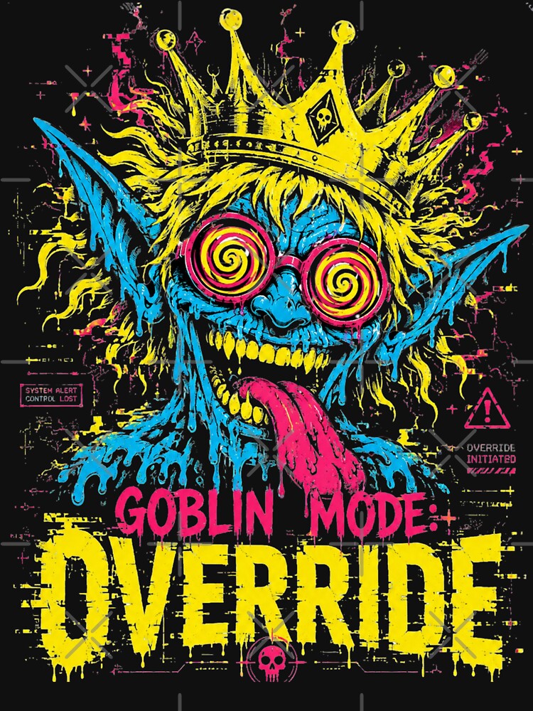 Goblin mode override psychodelic design by FocusedPatterns