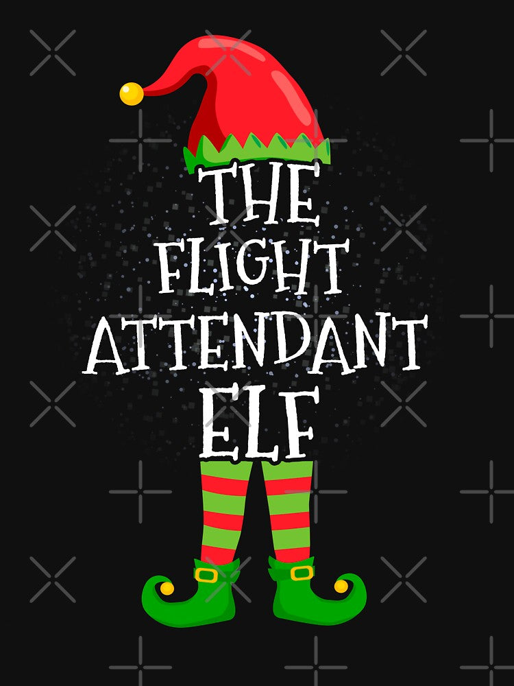 Flight Attendant Elf Family Matching Christmas Group by CosmoKitsch