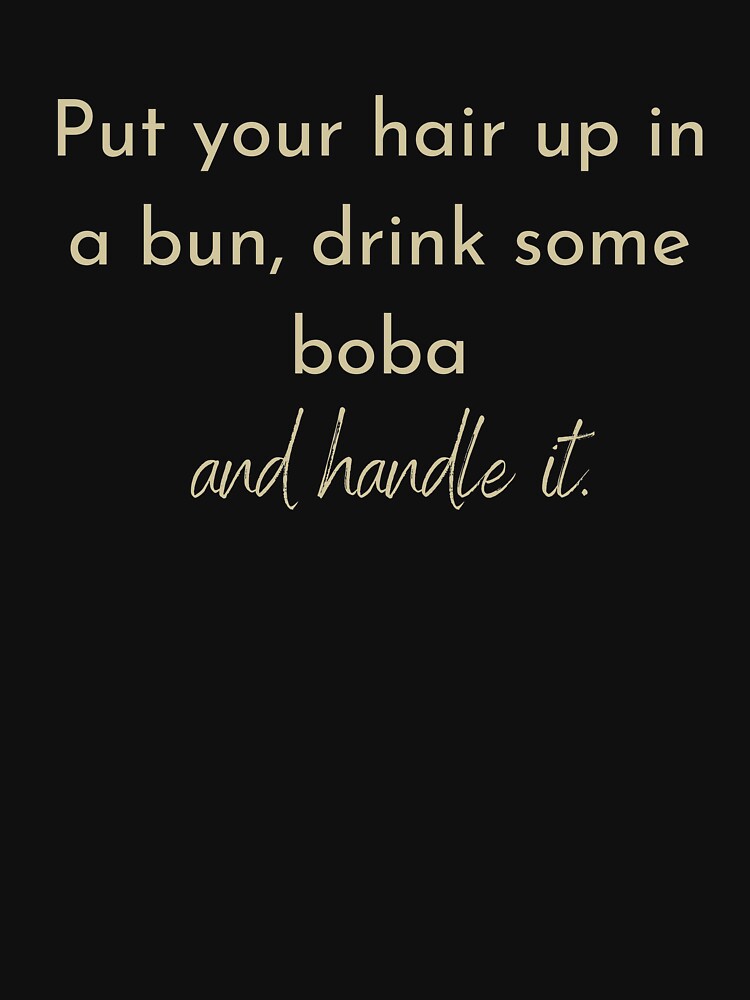 gold yellow Put yoour hair up in a bun drink some boba and handle it by FourNuns