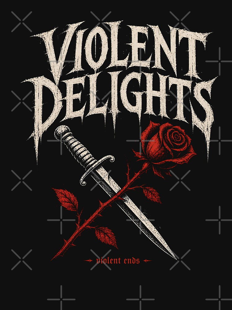 Violent Delights Violent Ends Romeo and Juliet Gothic Art by Fenay Designs