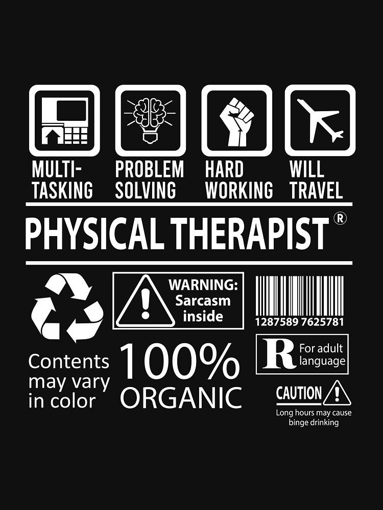 Physical Therapist T Shirt - Multitasking Job Gift Item Tee by uillamab