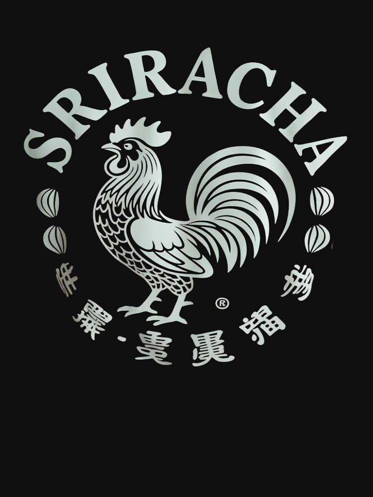 Tee Luv Men's Big and Tall Tuong Ot Sriracha Rooster by angolinnArt