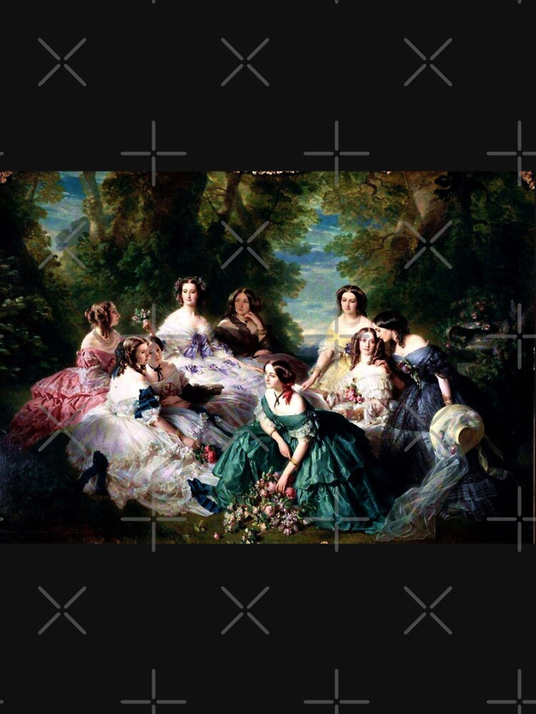 The Empress Eugenie Surrounded by her Ladies in Waiting. by LadybellVintage
