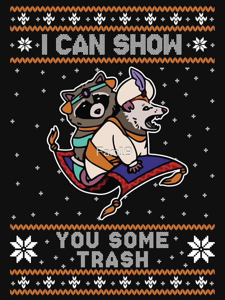 Raccoon AND OPOSSUMS CHRISTMAS by Fam19
