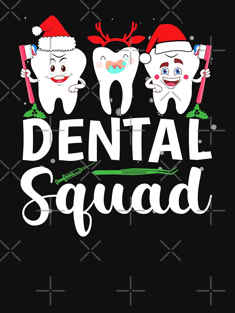 Dental Squad Teeth Hat Santa Elf Reindeer by norwoodcarney