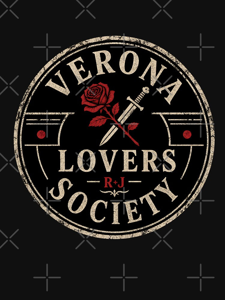 Verona Lovers Society Vintage Distressed Stamp Graphic by Fenay Designs