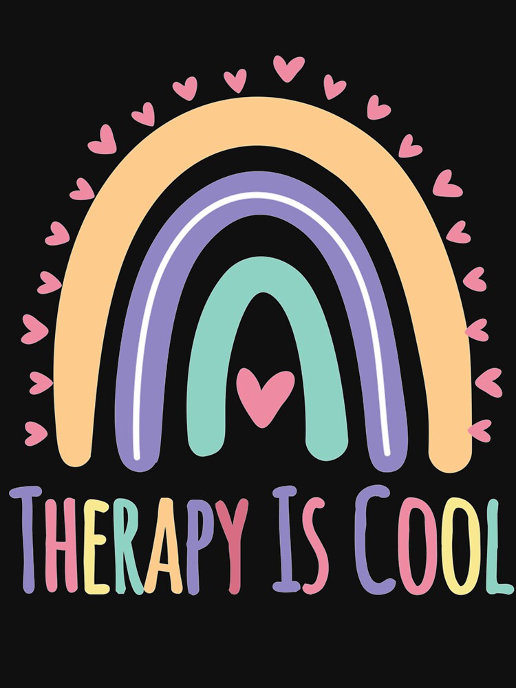 Therapy Is Cool Self Care Mental Health Awareness Gift by Sashakis