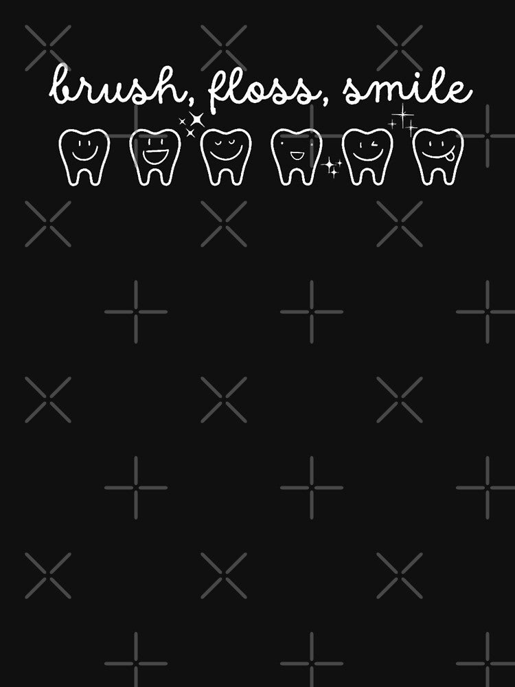 Dental Hygienist Brush Floss Smile by goombi-creative