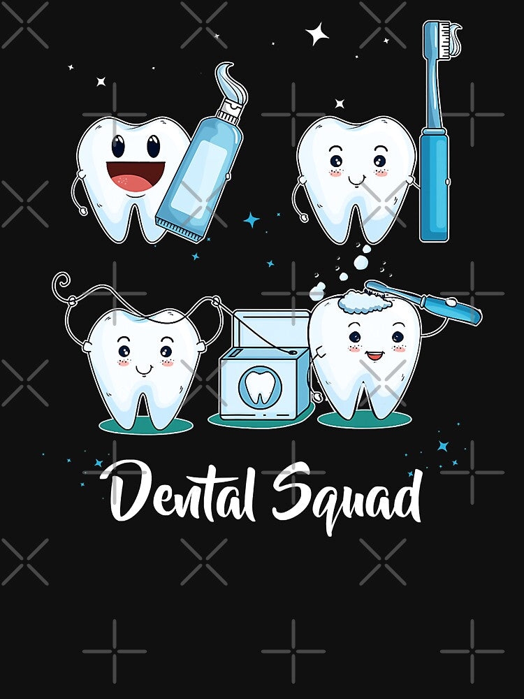 Dental Squad Cute Teeth Dentist Dental Assistant Dental Life by norwoodcarney