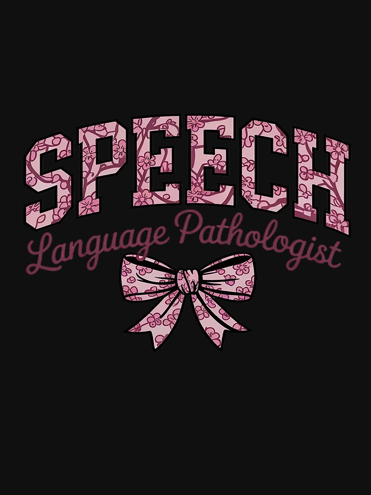 Speech Language Pathologist SLP Cherry Blossom by Nekusa