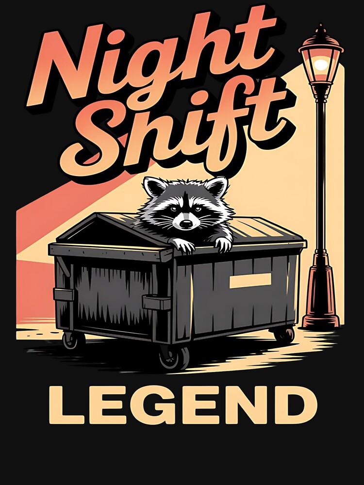 Night shift legend - Passion for raccoon - Pure raccoon - I love raccoons - Raccoon now - Just raccoon - Woman love raccoon - Team trash - Trash bandit - Trash life - Trash talker by JansenGS