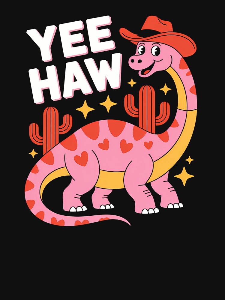 Cute Cowboy Dinosaur Western Cowgirl Country by DeadlockCrew