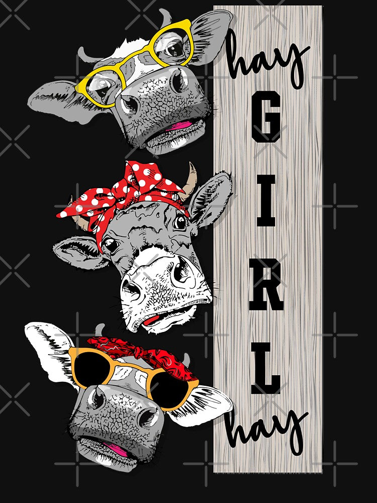 Heifer Hay Girl Hay Crazy Cow lovers by reginaturner