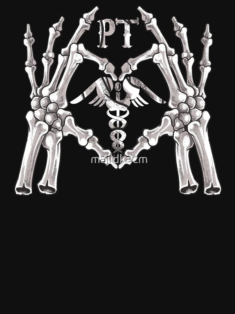 Halloween physical Therapy gift, PT skeleton hands by majidkacm