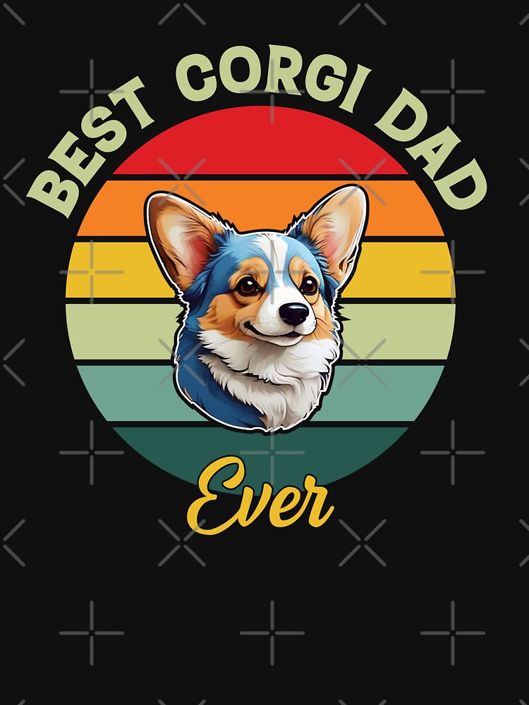 Best Corgi Dad Ever T-shirt Design by Faysalfashion