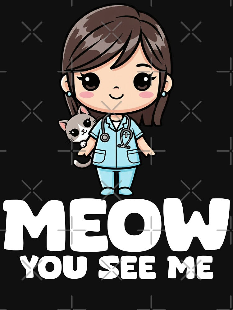 MEOW YOU SEE ME - VETERINARIAN GIFT by KEF Custom