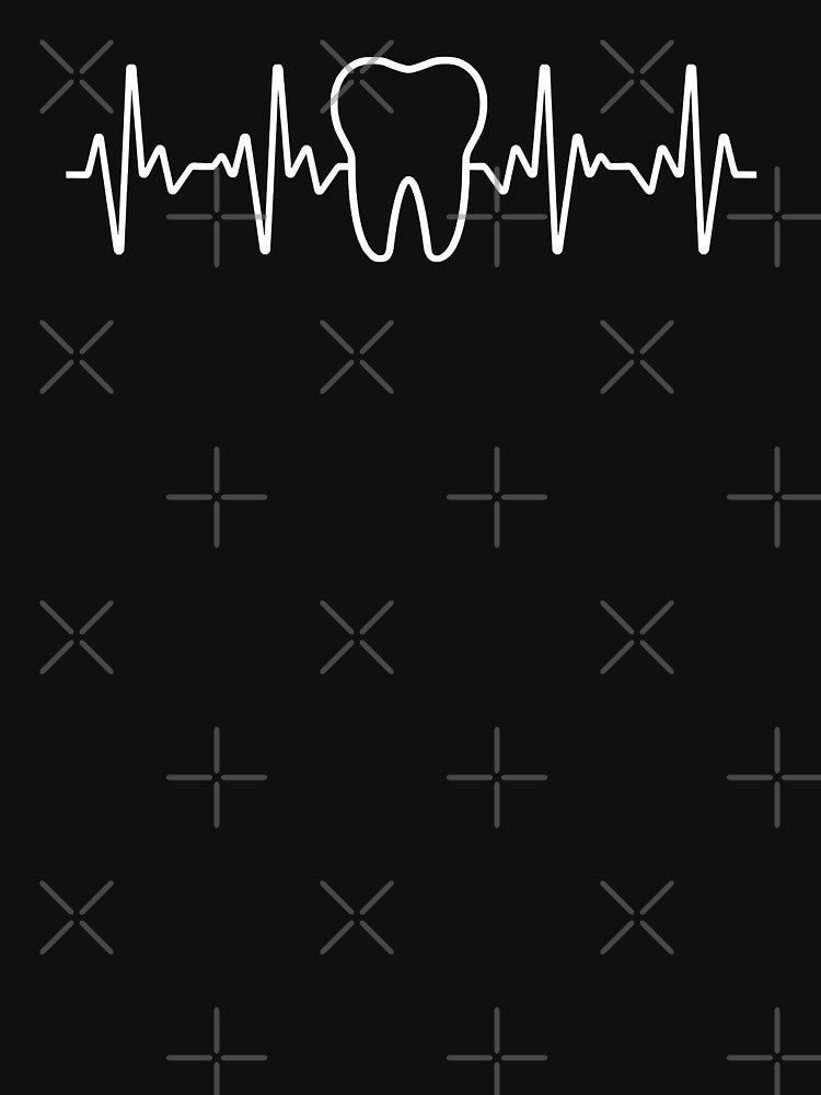 Tooth Heartbeat Dental Hygienist Assistant Tooth by norwoodcarney