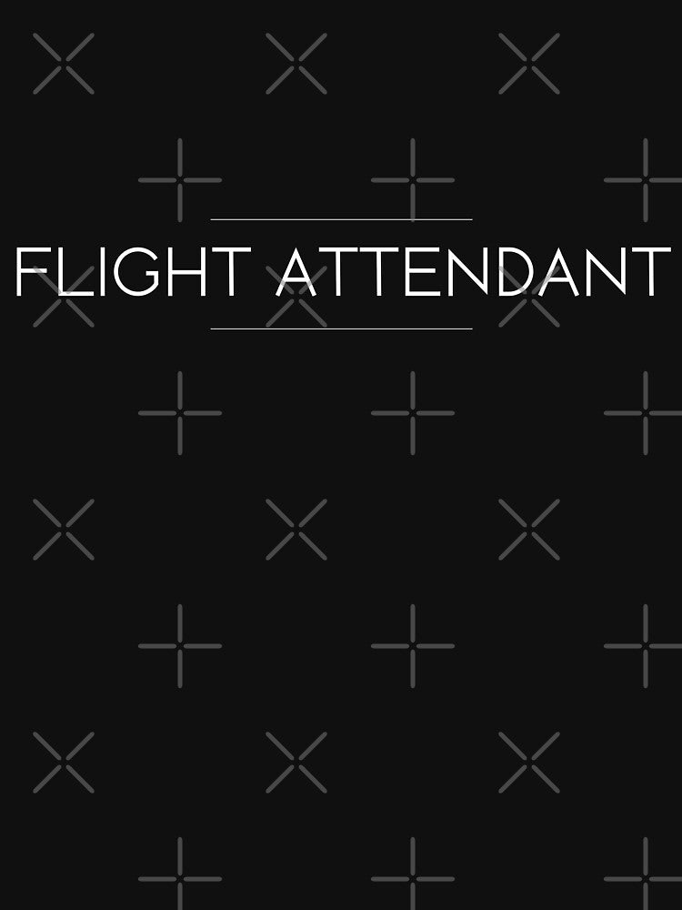Flight Attendant minimalistic design by StudioRedKoala