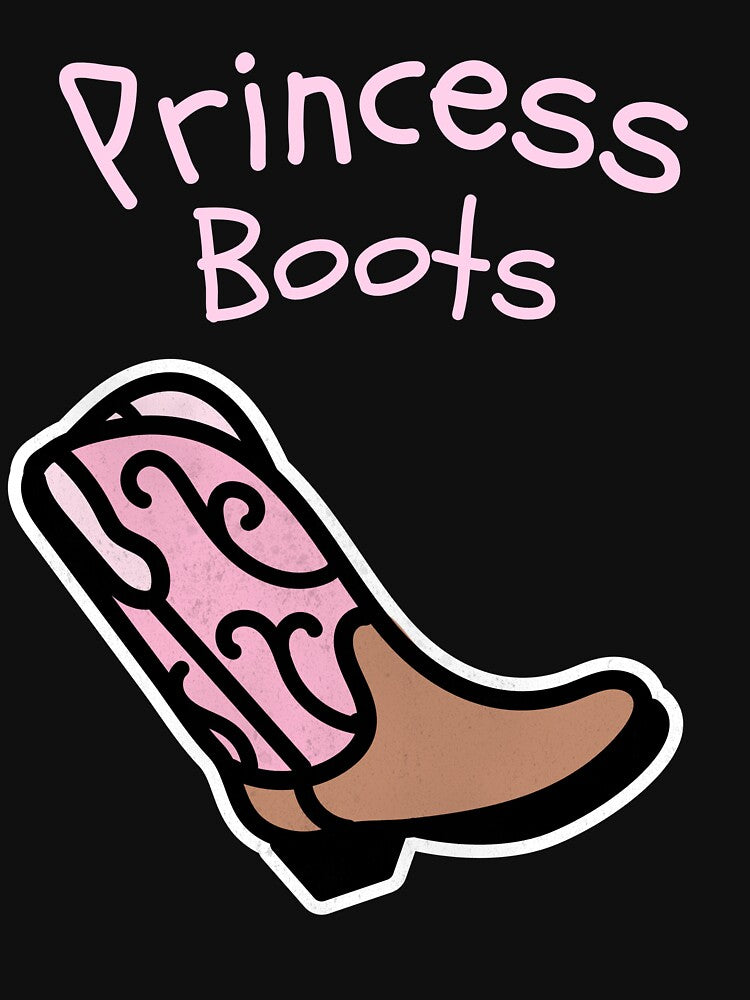 Princess Boots, Cowgirl, Pink Cowboy Boots by DiscGolfTees