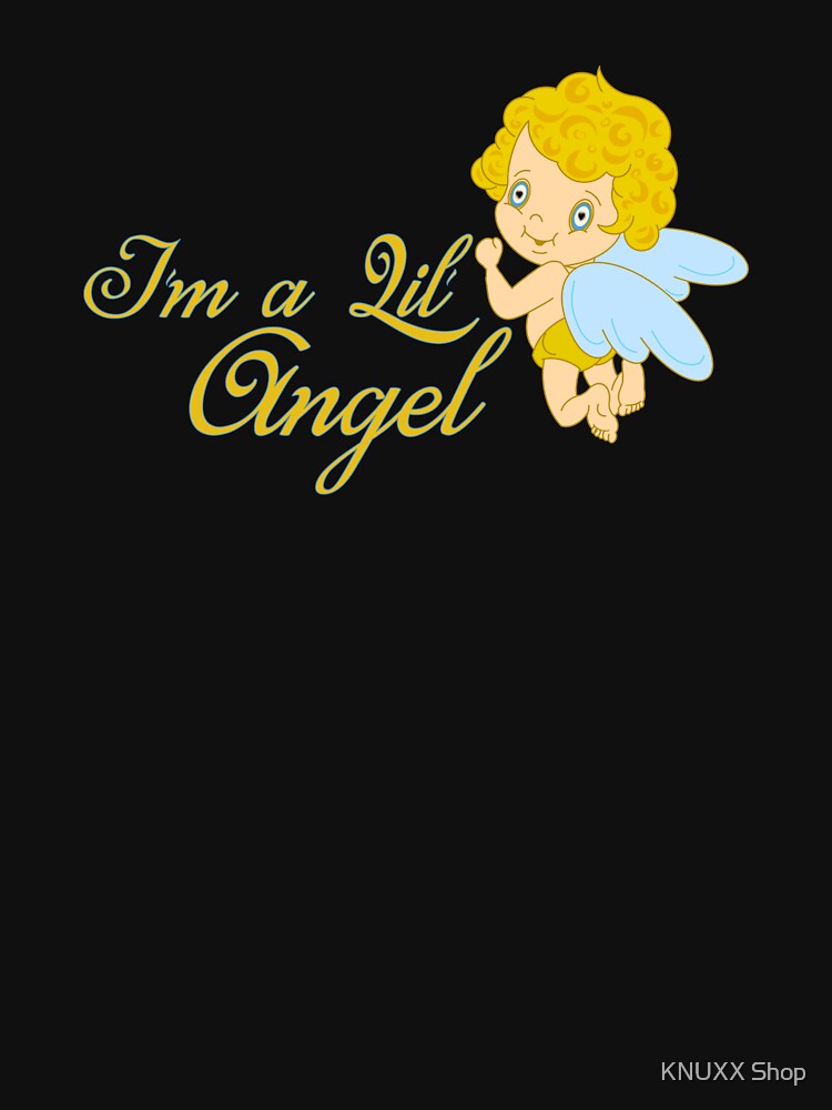 I'm a Lil' Angel 1970s Cute Cartoon Punk Rock Ironic Heavenly by KNUXX Shop