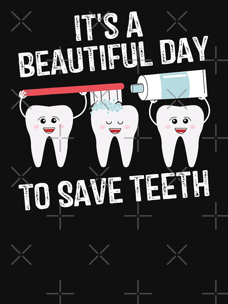 Dentist Gift It's a Beautiful Day to Save Teeth Funny Dental by norwoodcarney