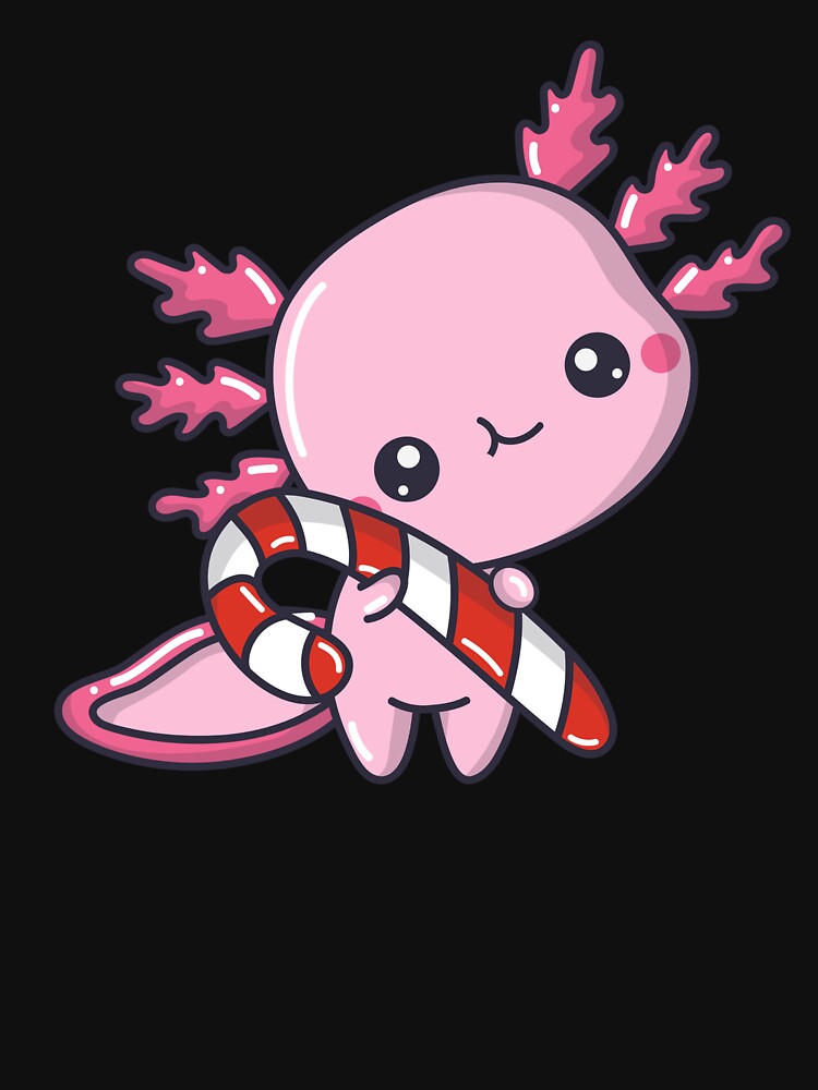 Axolotl Kawaii Christmas by GENEVA1125