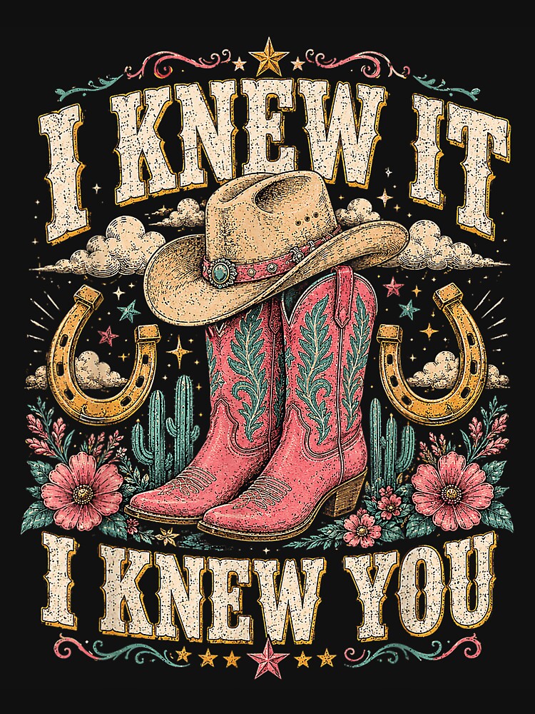 I Knew It I Knew You Western Cowgirl Boots Women Kids Girl_5 by GreggRoss