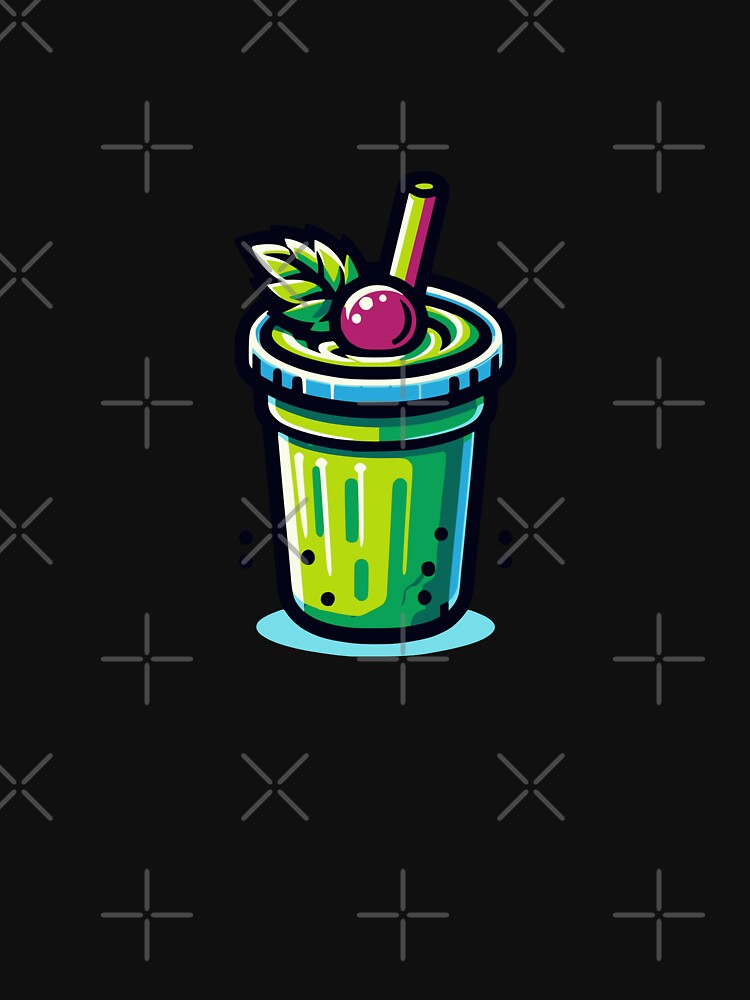 Matcha Bubble Tea by LifmusGoDesigns